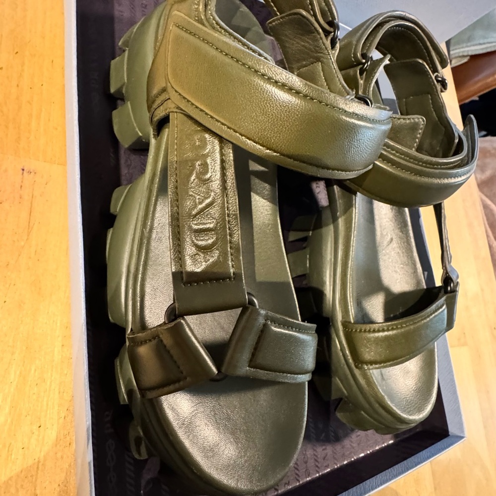 Prada DAD sandals only worn twice. Excellent condition